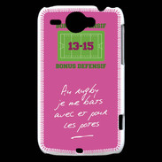Coque HTC Wildfire G8 Les potes Bonus offensif-défensif Rose