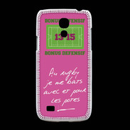 Coque Samsung Galaxy S4mini Les potes Bonus offensif-défensif Rose