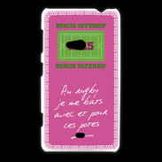 Coque Nokia Lumia 625 Les potes Bonus offensif-défensif Rose