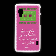 Coque LG L5 2 Les potes Bonus offensif-défensif Rose