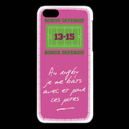 Coque iPhone 5C Les potes Bonus offensif-défensif Rose