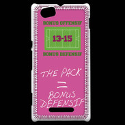 Coque Sony Xperia M The pack Bonus offensif-défensif Rose