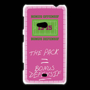 Coque Nokia Lumia 625 The pack Bonus offensif-défensif Rose