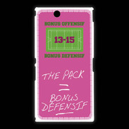 Coque Sony Xpéria Z Ultra The pack Bonus offensif-défensif Rose