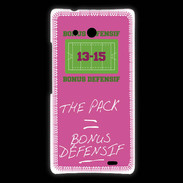 Coque Huawei Ascend Mate The pack Bonus offensif-défensif Rose