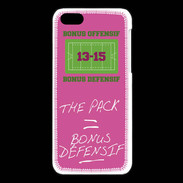 Coque iPhone 5C The pack Bonus offensif-défensif Rose
