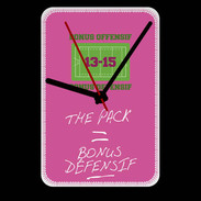 Grande pendule murale The pack Bonus offensif-défensif Rose