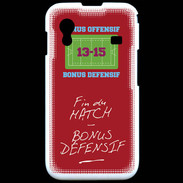 Coque Samsung ACE S5830 Fin de match Bonus offensif-défensif Rouge