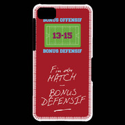 Coque Blackberry Z10 Fin de match Bonus offensif-défensif Rouge