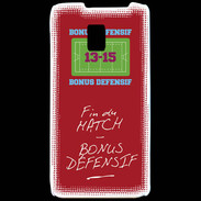 Coque LG P990 Fin de match Bonus offensif-défensif Rouge