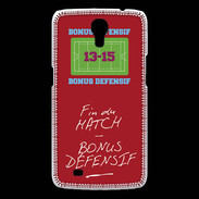 Coque Samsung Galaxy Mega Fin de match Bonus offensif-défensif Rouge
