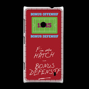 Coque Nokia Lumia 520 Fin de match Bonus offensif-défensif Rouge