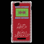 Coque Sony Xperia M Fin de match Bonus offensif-défensif Rouge