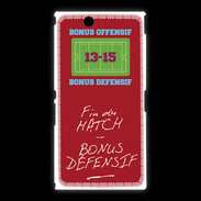 Coque Sony Xpéria Z Ultra Fin de match Bonus offensif-défensif Rouge