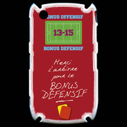 Coque Blackberry 8520 Merci l'arbitre Bonus offensif-défensif Rouge