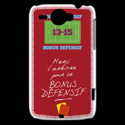 Coque HTC Wildfire G8 Merci l'arbitre Bonus offensif-défensif Rouge