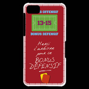 Coque Blackberry Z10 Merci l'arbitre Bonus offensif-défensif Rouge