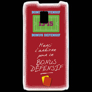 Coque LG P990 Merci l'arbitre Bonus offensif-défensif Rouge