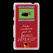 Coque Nokia Lumia 625 Merci l'arbitre Bonus offensif-défensif Rouge