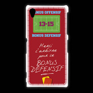 Coque Sony Xpéria Z1 Merci l'arbitre Bonus offensif-défensif Rouge