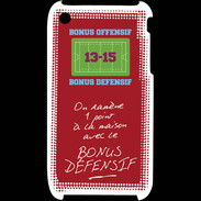 Coque iPhone 3G / 3GS 1 point bonus offensif-défensif Rouge