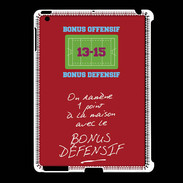 Coque iPad 2/3 1 point bonus offensif-défensif Rouge