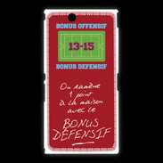 Coque Sony Xpéria Z Ultra 1 point bonus offensif-défensif Rouge