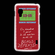 Coque LG L5 2 1 point bonus offensif-défensif Rouge