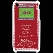 Coque iPhone 3G / 3GS Plaquage Bonus offensif-défensif Rouge