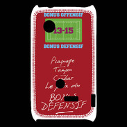 Coque Sony Xperia Typo Plaquage Bonus offensif-défensif Rouge