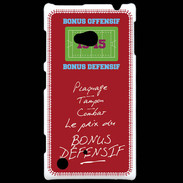 Coque Nokia Lumia 720 Plaquage Bonus offensif-défensif Rouge