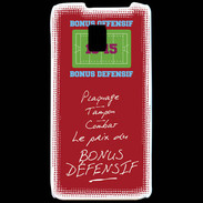 Coque LG P990 Plaquage Bonus offensif-défensif Rouge