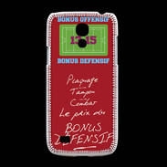 Coque Samsung Galaxy S4mini Plaquage Bonus offensif-défensif Rouge
