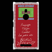 Coque Nokia Lumia 925 Plaquage Bonus offensif-défensif Rouge