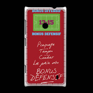 Coque Nokia Lumia 520 Plaquage Bonus offensif-défensif Rouge