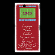 Coque Sony Xpéria Z Ultra Plaquage Bonus offensif-défensif Rouge