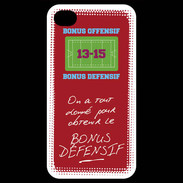 Coque iPhone 4 / iPhone 4S Obtenir le Bonus offensif-défensif Rouge