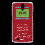 Coque Samsung Galaxy Mega Obtenir le Bonus offensif-défensif Rouge