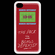 Coque iPhone 4 / iPhone 4S The pack Bonus offensif-défensif Rouge