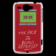 Coque HTC Wildfire G8 The pack Bonus offensif-défensif Rouge