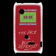 Coque Sony Xperia Typo The pack Bonus offensif-défensif Rouge