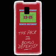 Coque LG P990 The pack Bonus offensif-défensif Rouge