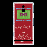 Coque Sony Xperia P The pack Bonus offensif-défensif Rouge