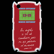 Coque Blackberry 8520 Le combat Bonus offensif-défensif Rouge