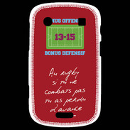 Coque Blackberry Bold 9900 Le combat Bonus offensif-défensif Rouge