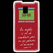 Coque LG P990 Le combat Bonus offensif-défensif Rouge