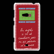 Coque Nokia Lumia 625 Le combat Bonus offensif-défensif Rouge