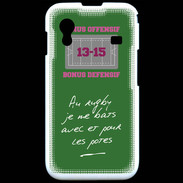 Coque Samsung ACE S5830 Les potes Bonus offensif-défensif Vert