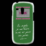 Coque Samsung Galaxy S3 Mini Les potes Bonus offensif-défensif Vert
