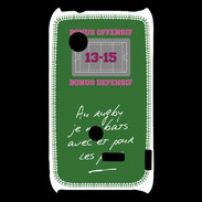 Coque Sony Xperia Typo Les potes Bonus offensif-défensif Vert